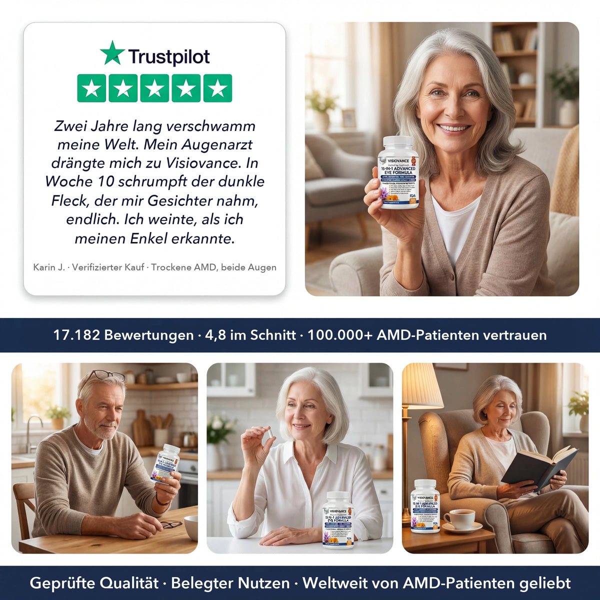 VisioVance 15-in-1 Premium-Augenkomplex