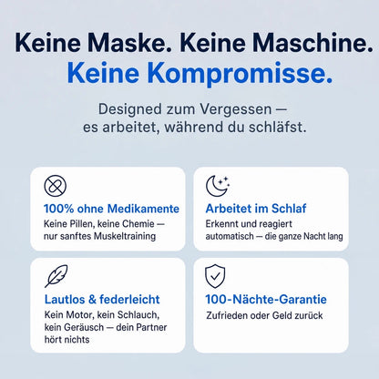 SnoreGuard Pro - gegen Schnarchen und Schlafapnoe
